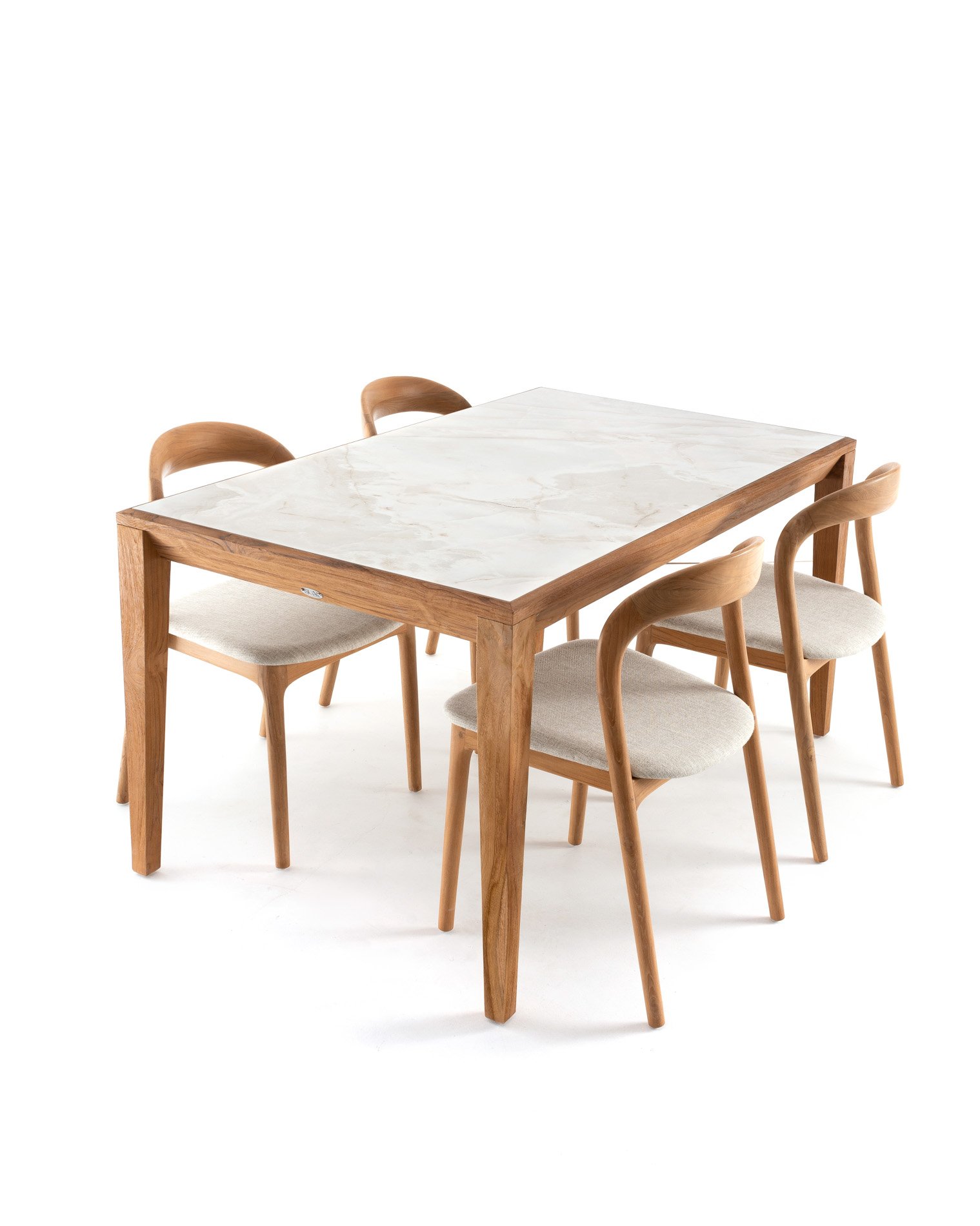 ASTRA DINING TABLE & NEVA DINING CHAIR CUSHION SEAT